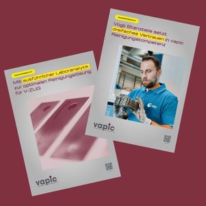 Anwenderberichte in der industriellen Teilereinigung von vapic